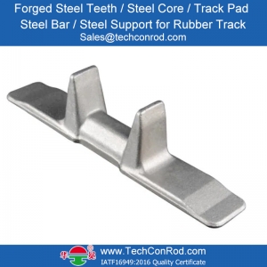 Forged Steel Core Teeth Bar Pad for Rubber Track