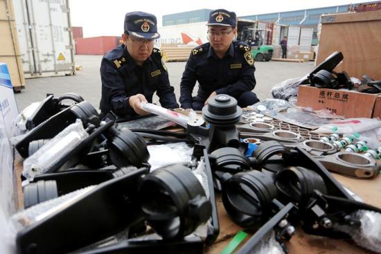 Thousands of Export Diesel Engine Parts Involved Infringement of Weichai Trademark